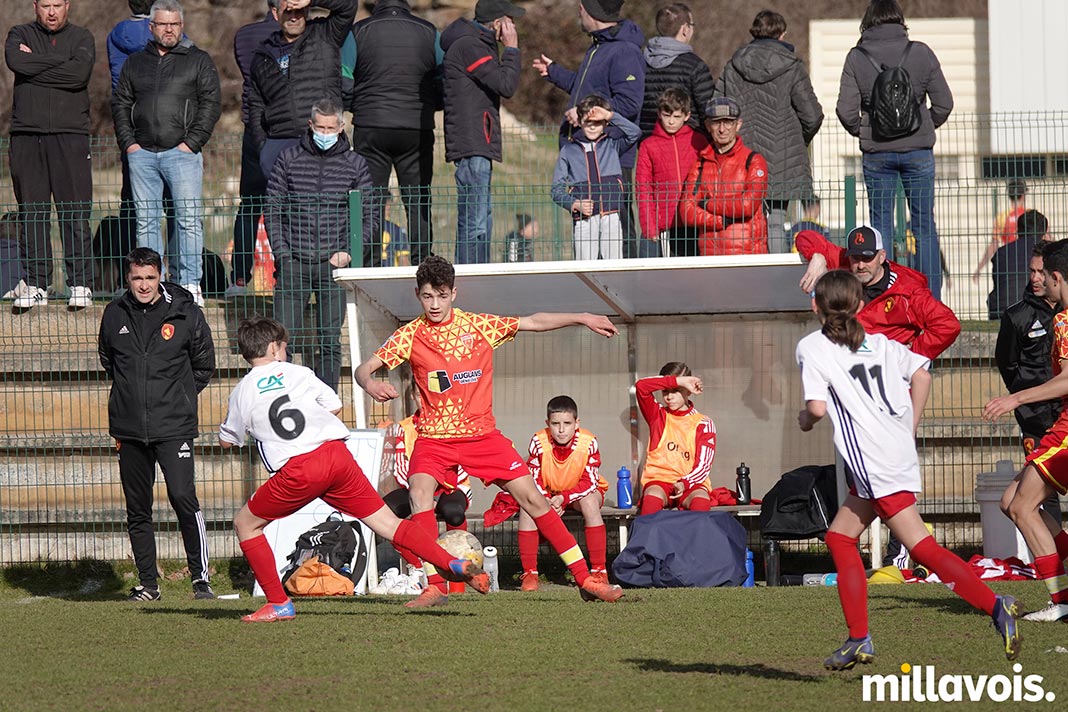 Millau. Football : Un test probant pour les U14 2 millau football U14 rodez 04