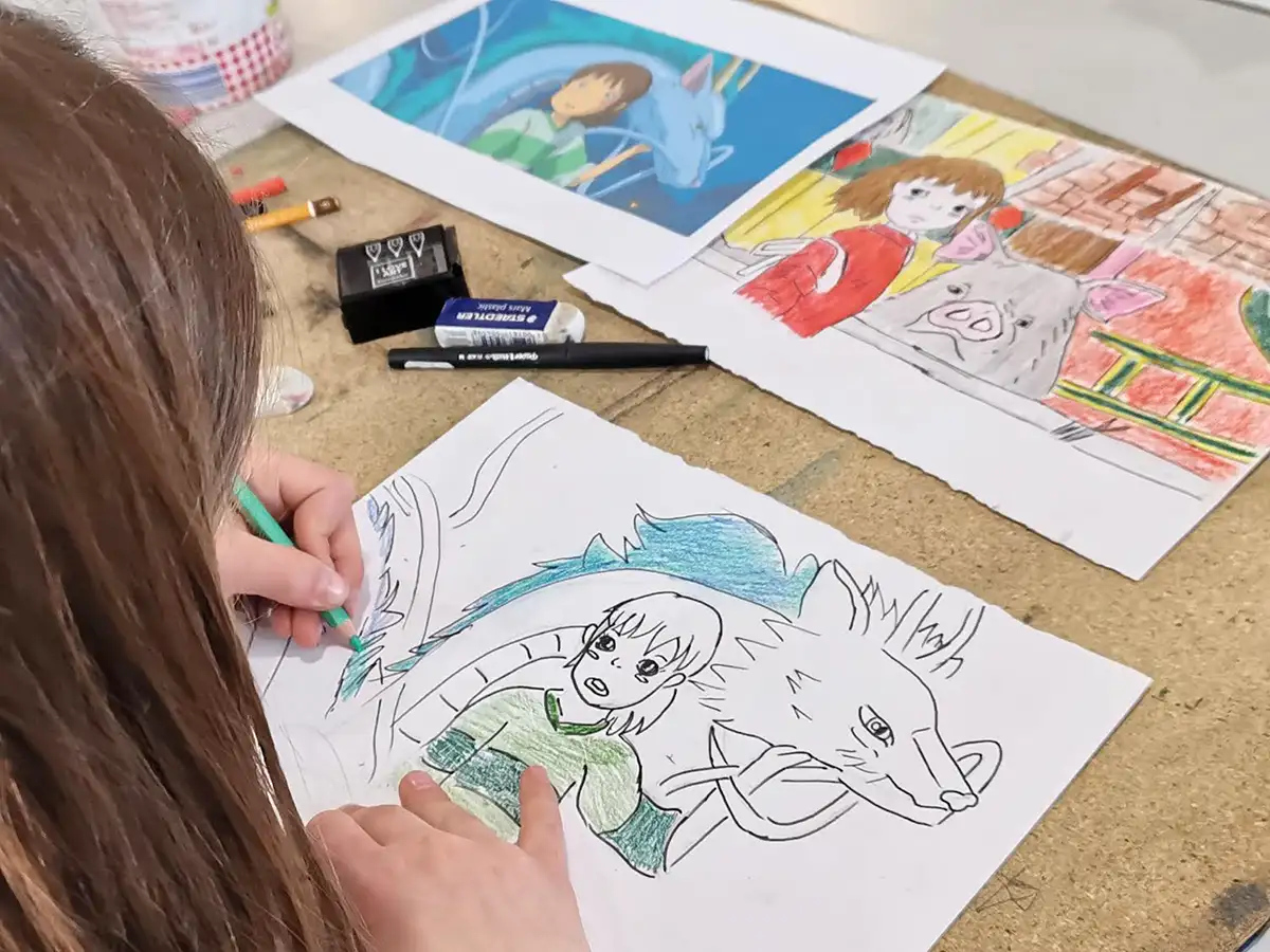 Millau. Des vacances de Noël artistiques au Vieux Moulin 2 millau ateliers vieux moulin 02