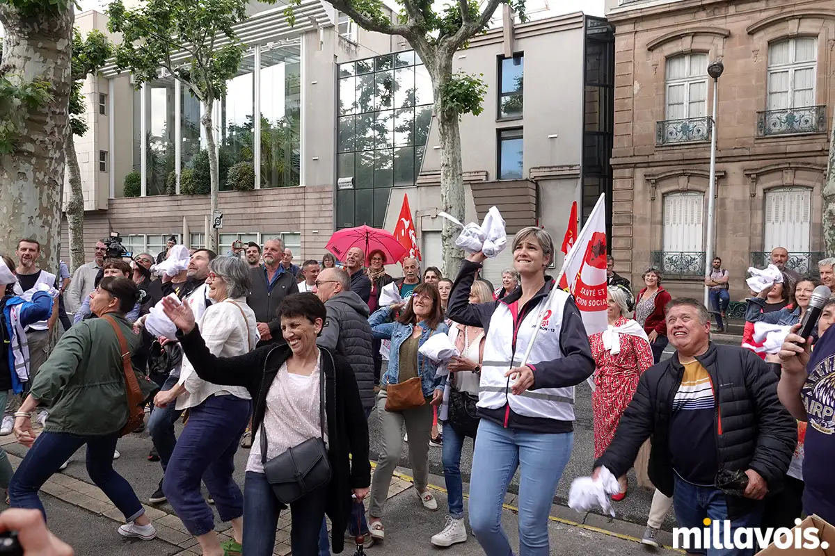 millau manifestation hopital 5