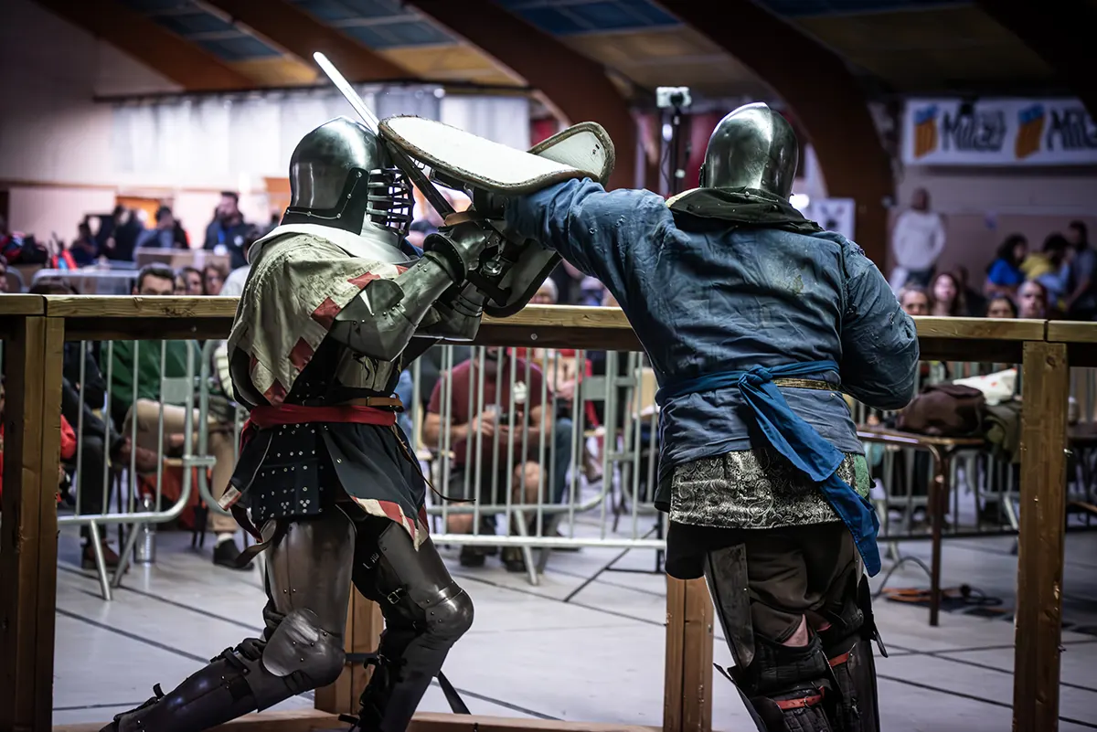 Millau. Les combats de béhourd se poursuivent au Lion d’Acier 5 millau lion acier octobre 23 01