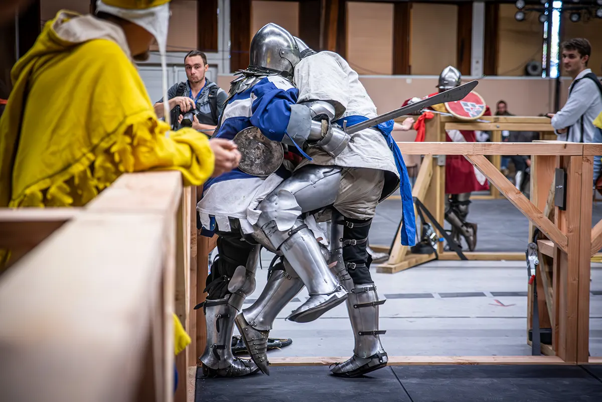 Millau. Les combats de béhourd se poursuivent au Lion d’Acier 7 millau lion acier octobre 23 03