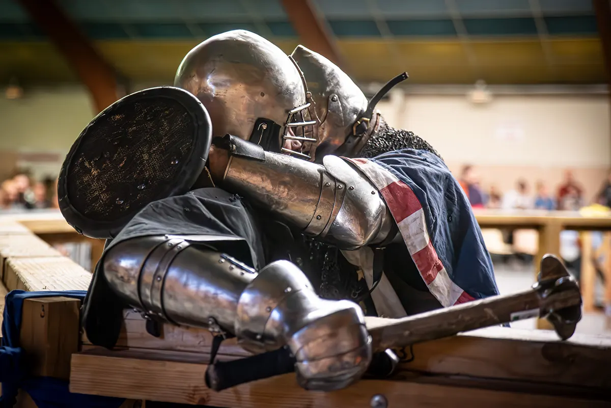 Millau. Les combats de béhourd se poursuivent au Lion d’Acier 10 millau lion acier octobre 23 07