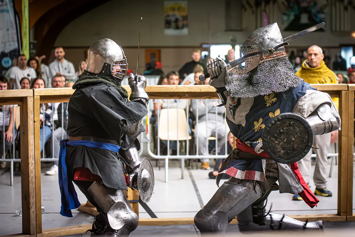 Millau. Les combats de béhourd se poursuivent au Lion d’Acier 19 millau lion acier octobre 23 09