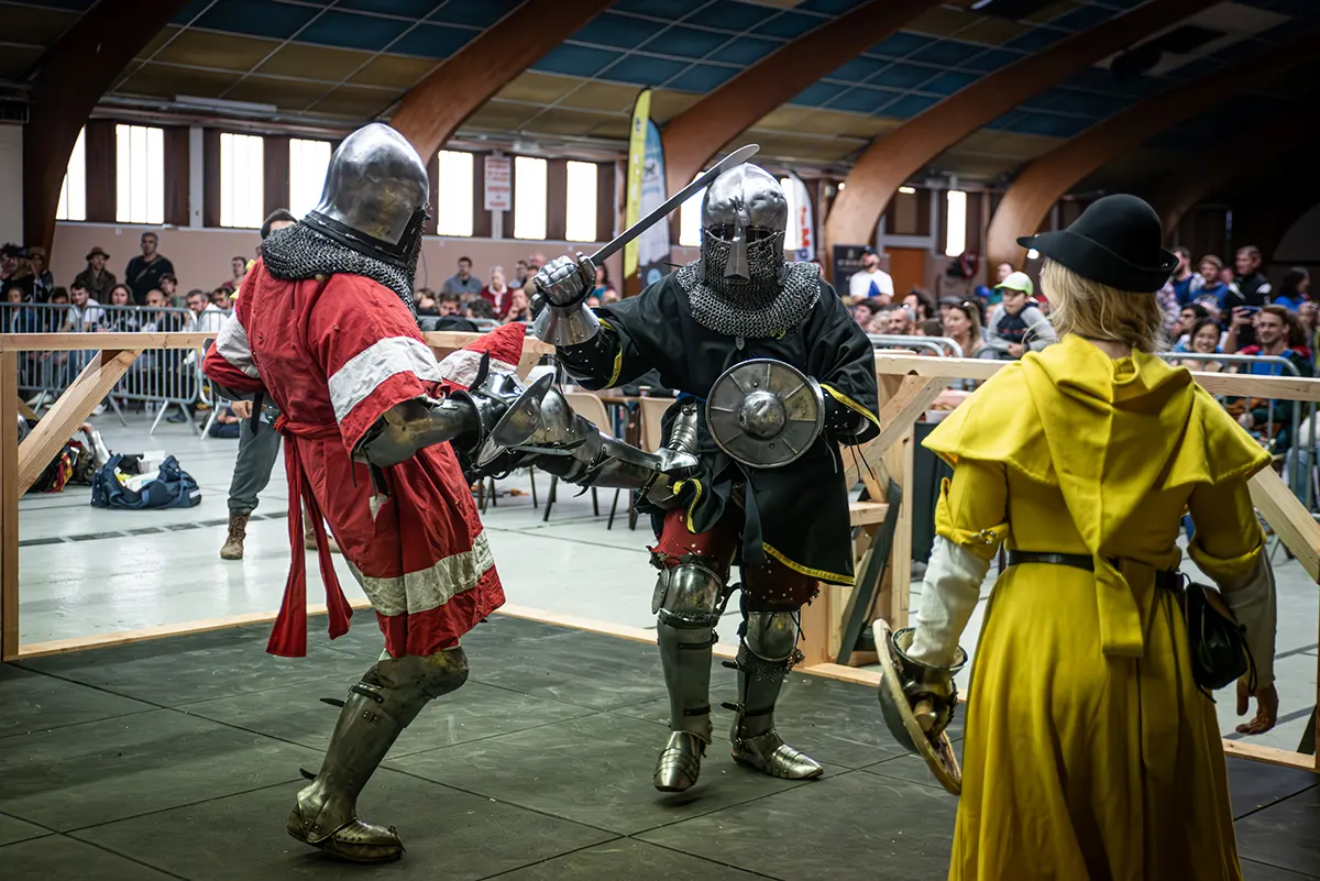 Millau. Les combats de béhourd se poursuivent au Lion d’Acier 16 millau lion acier octobre 23 11