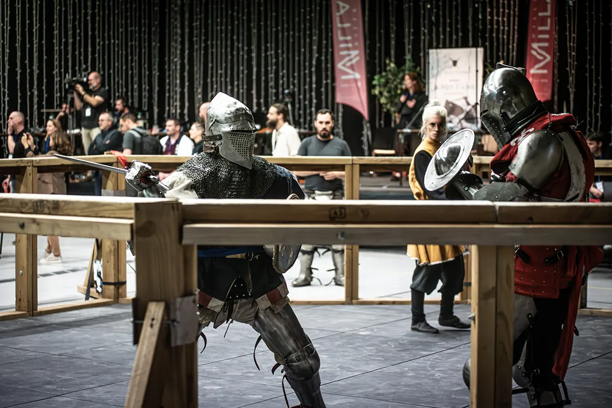 Millau. Les combats de béhourd se poursuivent au Lion d’Acier 14 millau lion acier octobre 23 13