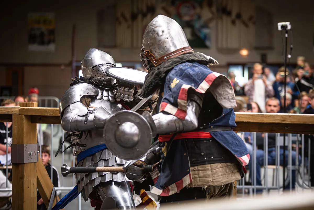 Millau. Les combats de béhourd se poursuivent au Lion d’Acier 2 millau lion acier octobre 23 21