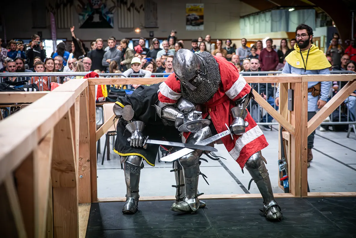 Millau. Les combats de béhourd se poursuivent au Lion d’Acier 4 millau lion acier octobre 23 22