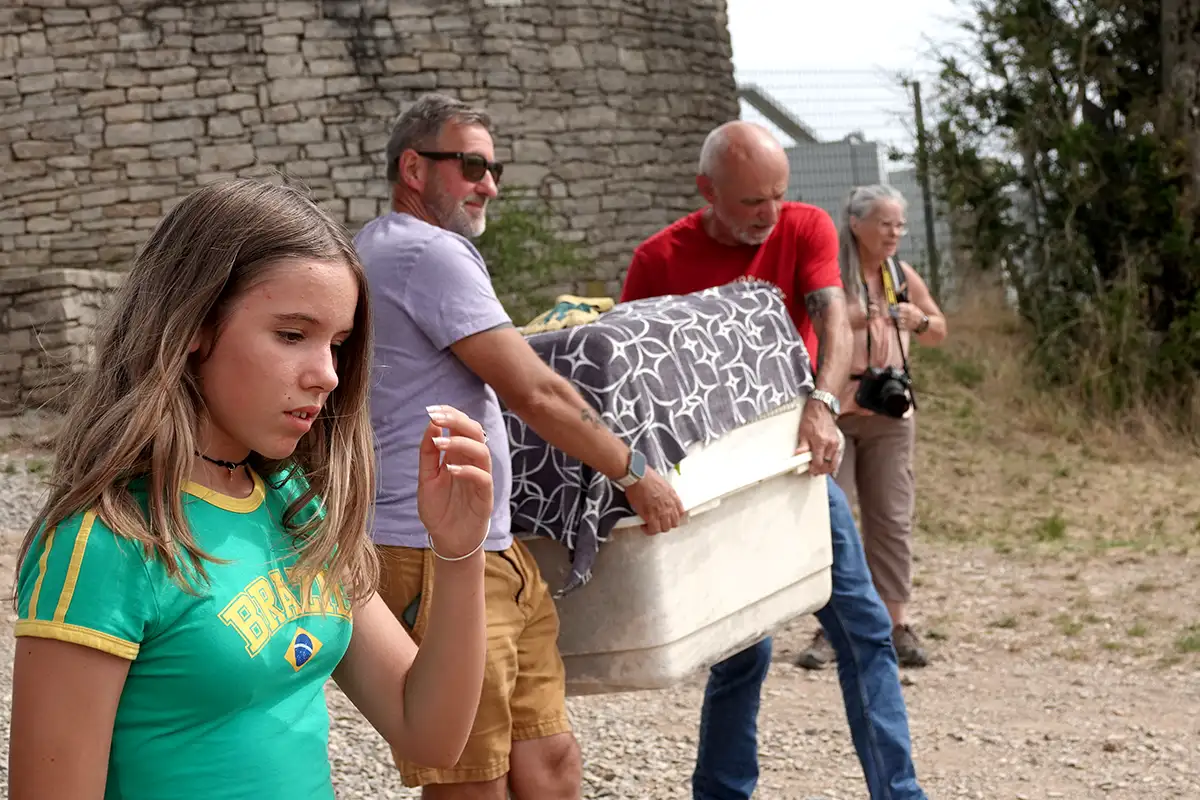 Millau : l’un s’envole, l’autre fait de la résistance… chronique d’un relâcher de vautours 3 millau relacher vautours fauves 2