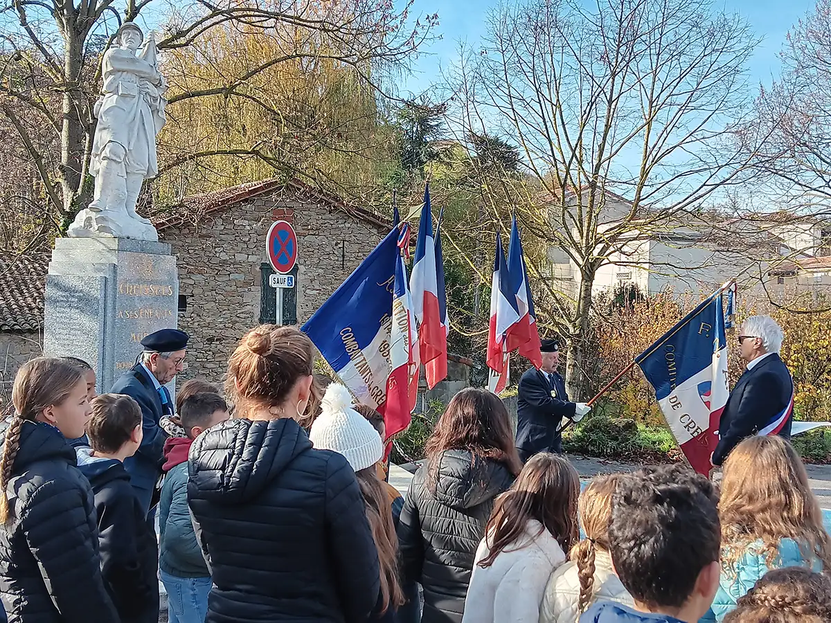 creissels ceremonie 11 novembre 1